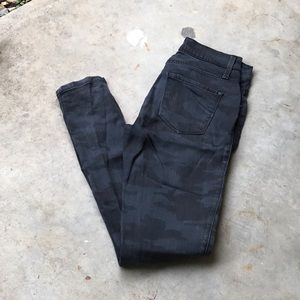 James Jeans Camo Print Skinny Jeans